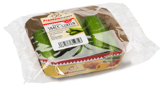 Frankenminis Premium Snack Gurken Verpackung Frankenminis Premium Snack Gurken Verpackung