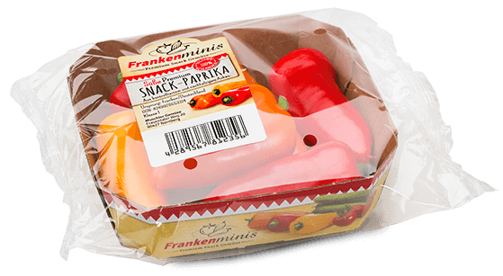 Frankenminis Premium Snack Paprika Verpackung