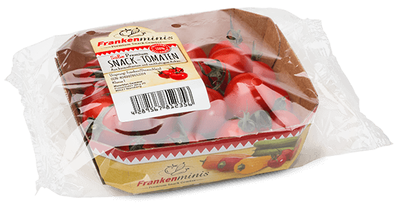 Frankenminis Premium Snack Tomaten Verpackung Frankenminis Premium Snack Tomaten Verpackung